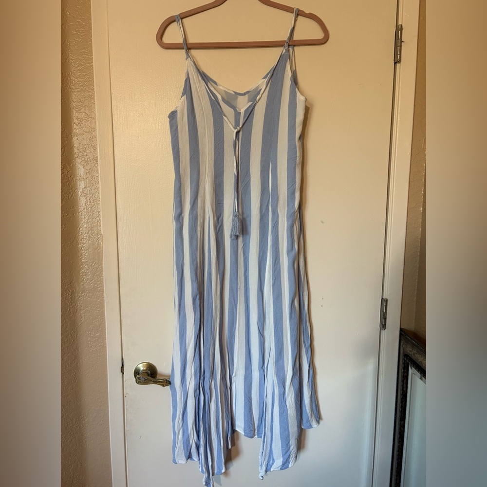 Blue and white striped dress from AE (size M) - Picture 3 of 7